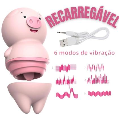 Imagem de Vibrador Feminino Estimulador de Clitoris Recarregável Vibra