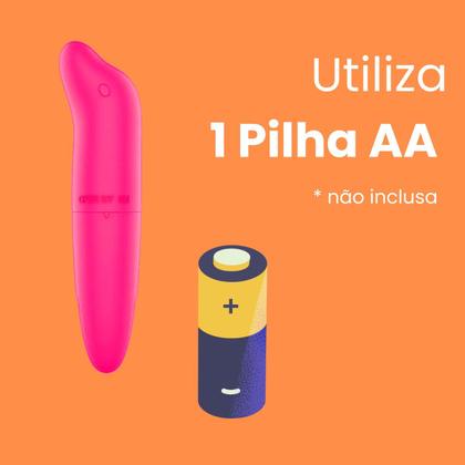 Imagem de Vibrador Feminino Golfinho Discreto Ponto G Lubrificante Sex