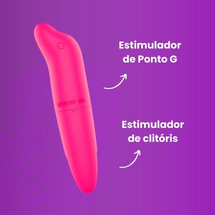 Imagem de Vibrador Feminino Golfinho Discreto Ponto G Lubrificante Sex