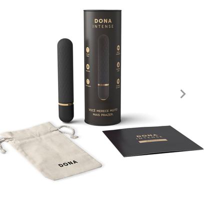 Imagem de Vibrador Multivelocidade Recarregável Dona Intense - 13 cm x 2 cm