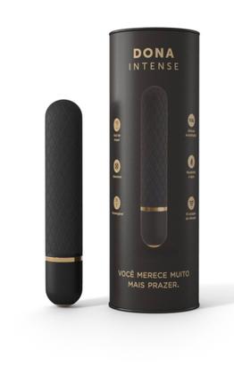 Imagem de Vibrador Multivelocidade Recarregável Dona Intense - 13 cm x 2 cm