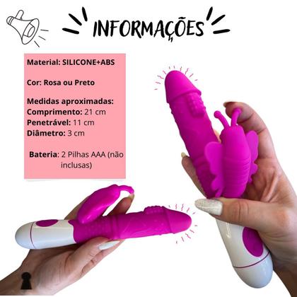 Imagem de Vibrador Ponto G Clitoriano Estimulador Erotico Feminino