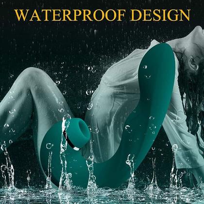 Imagem de Vibrador Recarregável Massageador 3 em 1 Estimulador Feminino Ponto G