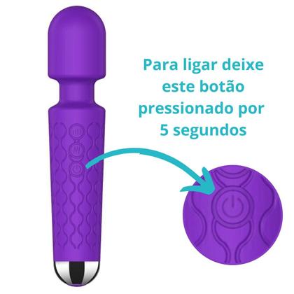 Imagem de Vibrador Varinha Mágica Massageador Estimulador