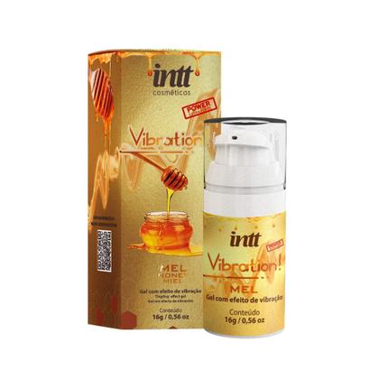 Imagem de Vibration Gel Excitante Que Vibra Power Sabor Mel  Intt