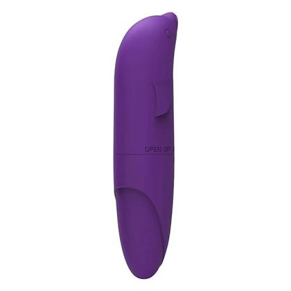 Imagem de Vibro Golfinho Simples em ABS Aveludado - Vibrador a Pilha