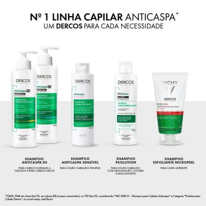 Imagem de Vichy Dercos Shampoo Anticaspa DS - Cabelos Normais a Oleosos