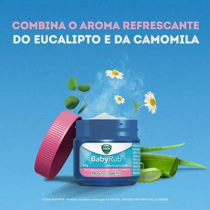 Imagem de Vick Babyrub - 50 G - 50 Ml - Pomada - Unidade - 1