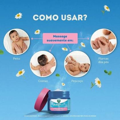 Imagem de Vick Babyrub - 50 G - 50 Ml - Pomada - Unidade - 1