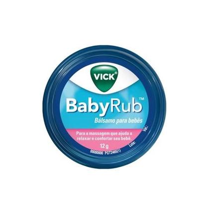 Imagem de Vick BabyRub Bálsamo Infantil com Camomila e Aloe Vera 12g
