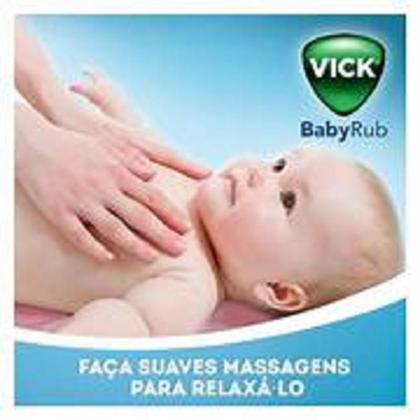 Imagem de Vick BabyRub Bálsamo Infantil com Camomila e Aloe Vera 12g
