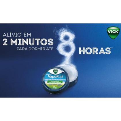 Imagem de Vick Vaporub Vaporizante Descongestionante 12g Vick Pyrena Inalador Unguento