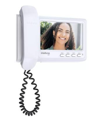 Imagem de Video Porteiro Interfone Eletronico Campainha Com Fio Camera Intelbras Tela 7 Pol e Fechadura Eletroima