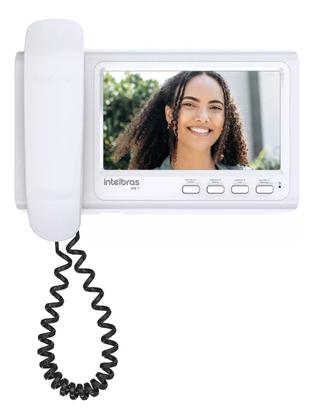 Imagem de Video Porteiro Interfone Eletronico Campainha Com Fio Camera Intelbras Tela 7 Pol e Fechadura Eletroima