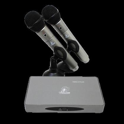 Imagem de Videokê vsk 2.5 plus com 12.769 músicas mais 2 microf. sem fio / repertorio completo até 11/2024 / karaokê / 12769