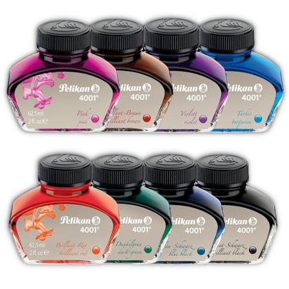 Imagem de Vidro de Tinta para Caneta Tinteiro Pelikan 4001 62,5ml Cor:Azul Royal