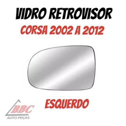 Imagem de Vidro espelho refil lente retrovisor Corsa 2002 ate 2012 - Cod.5253