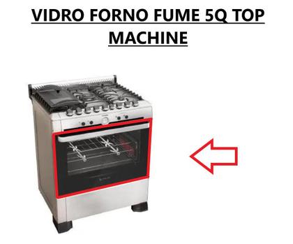 Imagem de Vidro forno fume 5q top machine 