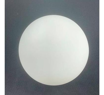 Imagem de Vidro Globo Bola Esfera 12cm Diametro Vidro Fosco Sem Colar Leitoso