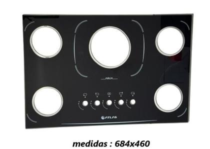 Imagem de Vidro mesa 5q tc preto cooktop agile 21