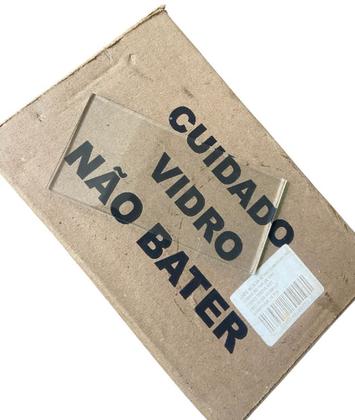 Imagem de vidro para mascara de solda incolor caixa com 50 pcs 105x50x3mm