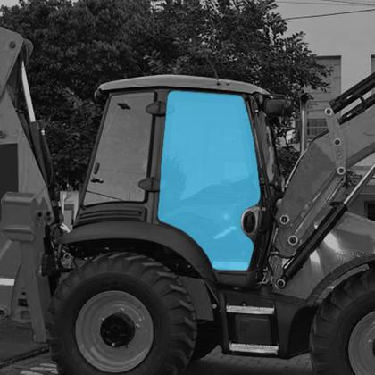 Imagem de Vidro Porta Direita Retro JCB 4CX 827/80144