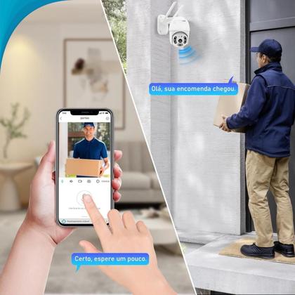 Imagem de Vigilância 360 Wifi Hd Externa Áudio Bidirecional