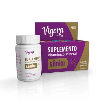 Imagem de Vigora Plus Sênior 60 Cápsulas Sem Sabor Sabor:Sem Sabor