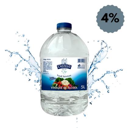 Imagem de Vinagre De Álcool Transparente Castelo 5 Litros Original