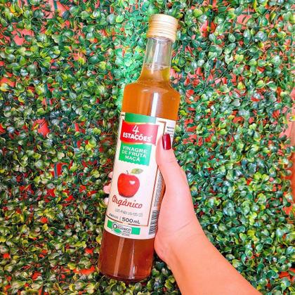 Imagem de Vinagre De Maça 100% Orgânico Acidez 4,2% 500ml - 4 Estações