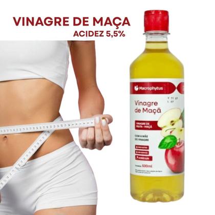 Imagem de Vinagre de Maçã 530ml Macrophytus - Acidez 5,5%