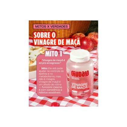 Imagem de Vinagre De Maçã Gummy 60un Guday