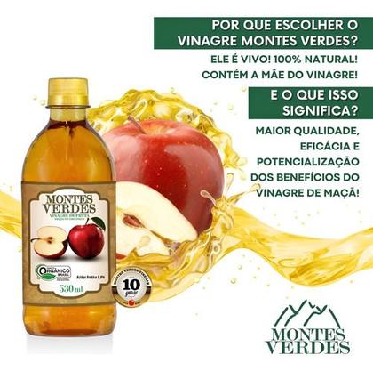 Imagem de Vinagre De Maçã Orgânico Montes Verdes 530ml