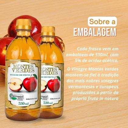 Imagem de Vinagre De Maçã Orgânico Montes Verdes 530ml
