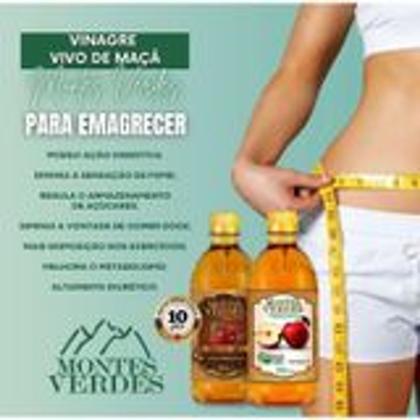 Imagem de Vinagre de Maçã Vivo 100% Natural - Montes Verdes 530ml