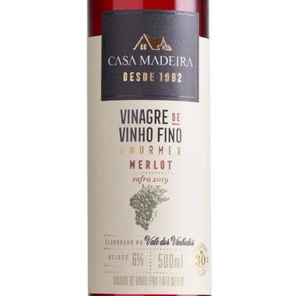 Imagem de Vinagre de Vinho Tinto Casa Madeira Merlot 500ml