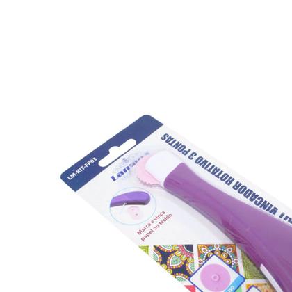 Imagem de Vincador Rotativo Papel Tecidos 3 Em 1 Patchwork Scrapbook