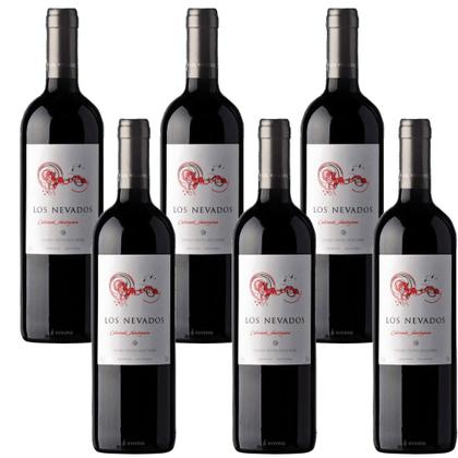 Imagem de Vinho argentino los nevados tinto seco cabernet sauvignon 6x750ml