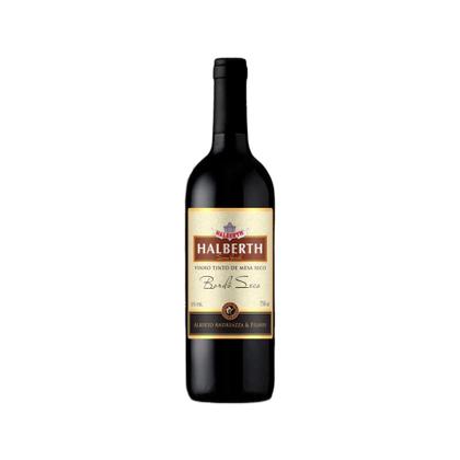 Imagem de Vinho Bordo Halberth Tinto Seco 750ml Kit 6 Unidades