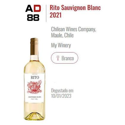 Imagem de Vinho Branco Chileno Rito Sauvignon Blanc