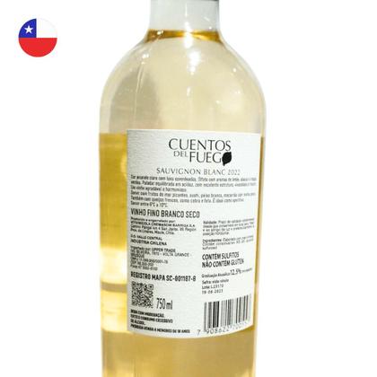 Imagem de Vinho Branco Sauvignon Blanc Cuentos del Fuego 750ml