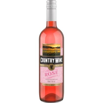 Imagem de Vinho Brasileiro Country Wine Suave Rose 750ml