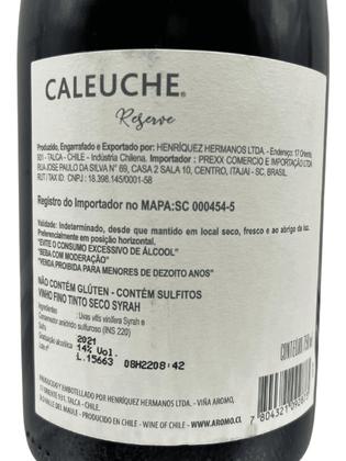 Imagem de Vinho Caleuche Reserve Syrah - (2021) - 750ml