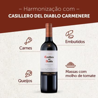 Imagem de Vinho Casillero Del Diablo Carmenere Chileno Concha Y Toro