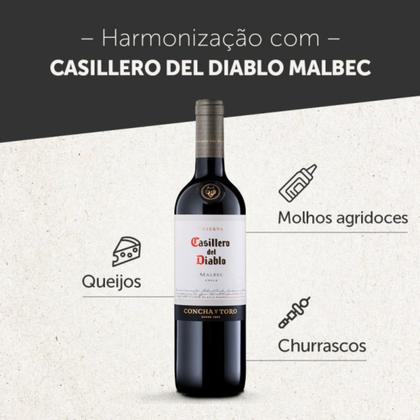 Imagem de Vinho Casillero Del Diablo Concha Y Toro Malbec Chileno 750