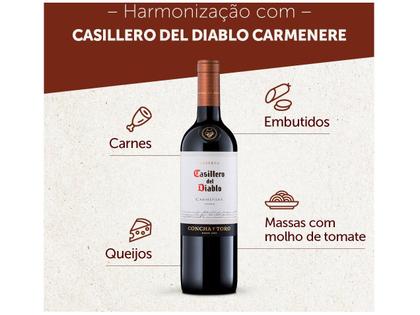 Imagem de Vinho Chileno Casillero Del Diablo Carmenere 750ml