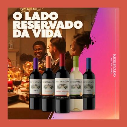 Imagem de Vinho Chileno Tinto Concha Y Toro Reservado Merlot 750ml