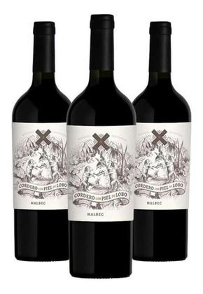 Imagem de Vinho Cordero Con Piel De Lobo Malbec 750 Ml - Kit Com 03 Un