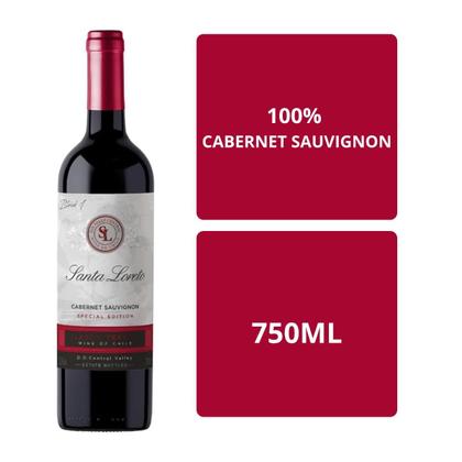 Imagem de Vinho Fino Tinto Chileno Santa Loreto Varietal Cabernet Sauvignon 750ml