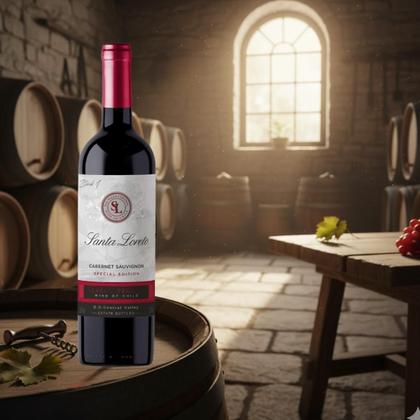 Imagem de Vinho Fino Tinto Chileno Santa Loreto Varietal Cabernet Sauvignon 750ml